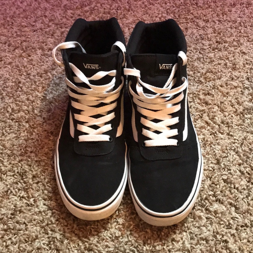 black high top vans